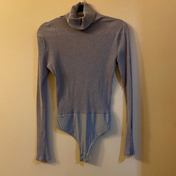 J Crew Ribbed Turtleneck Bodysuit - Picture 1 of 3
